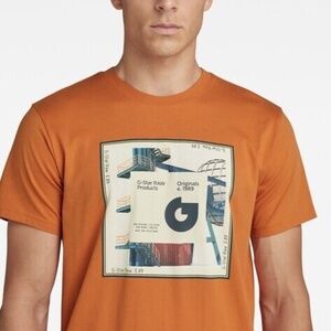 G-star fashion Limited edition photoprint  T-shirt